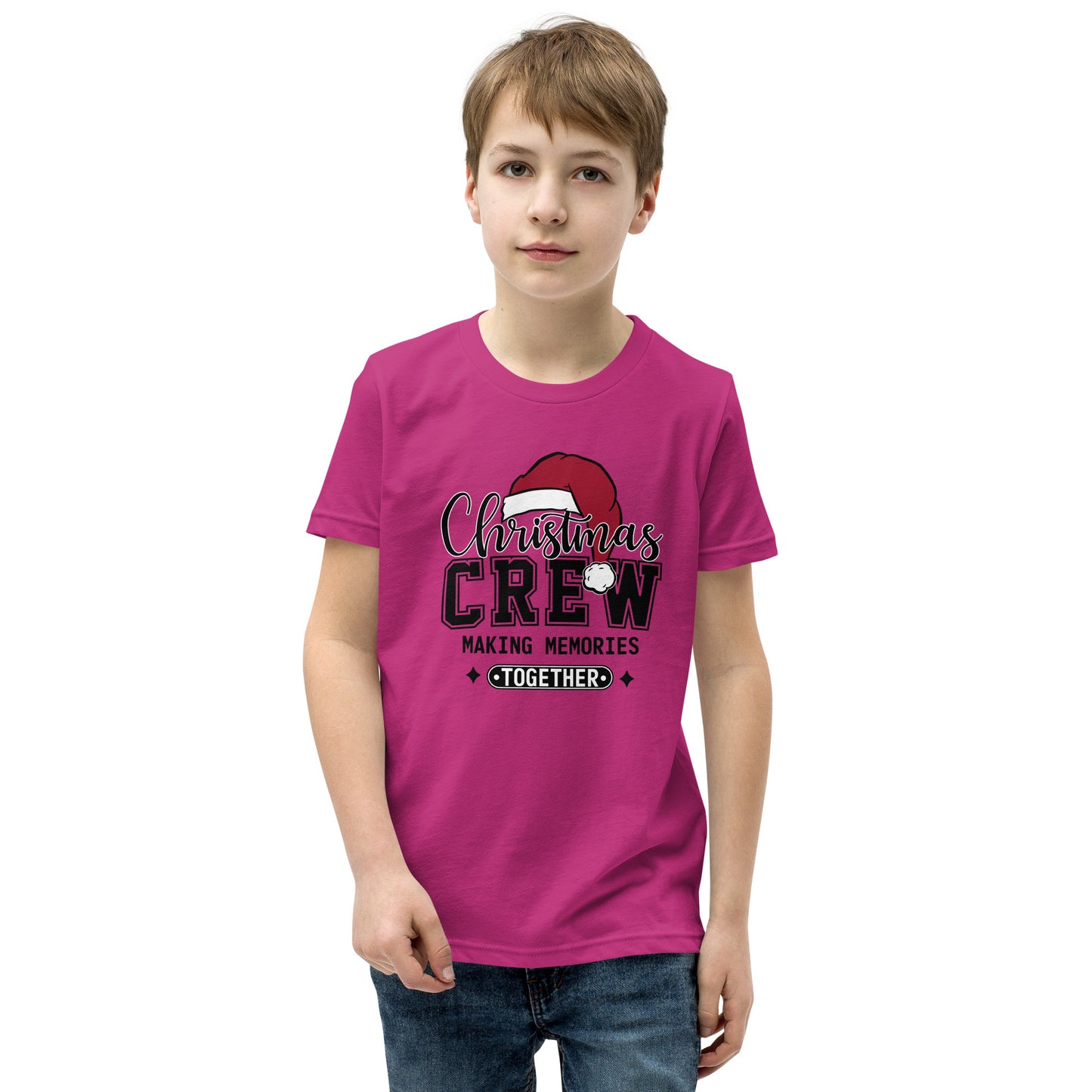 Christmas Crew Making Memories Together Youth Short Sleeve T-Shirt