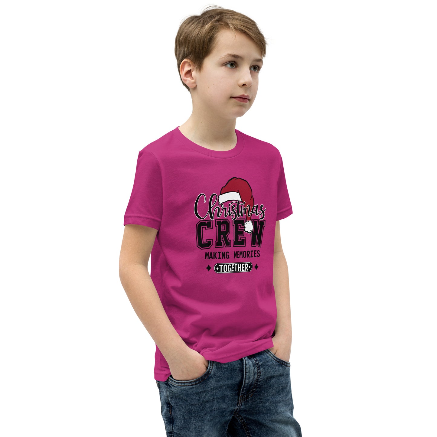 Christmas Crew Making Memories Together Youth Short Sleeve T-Shirt
