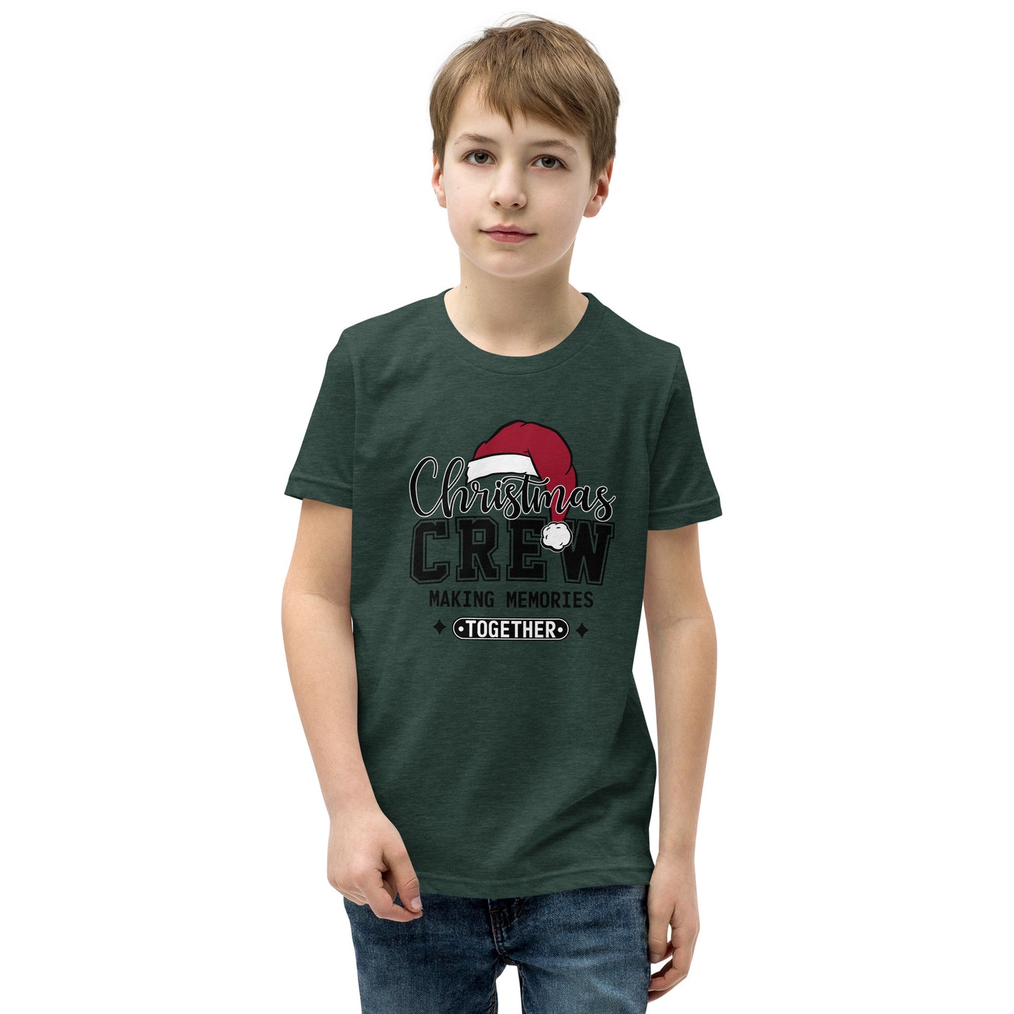 Christmas Crew Making Memories Together Youth Short Sleeve T-Shirt