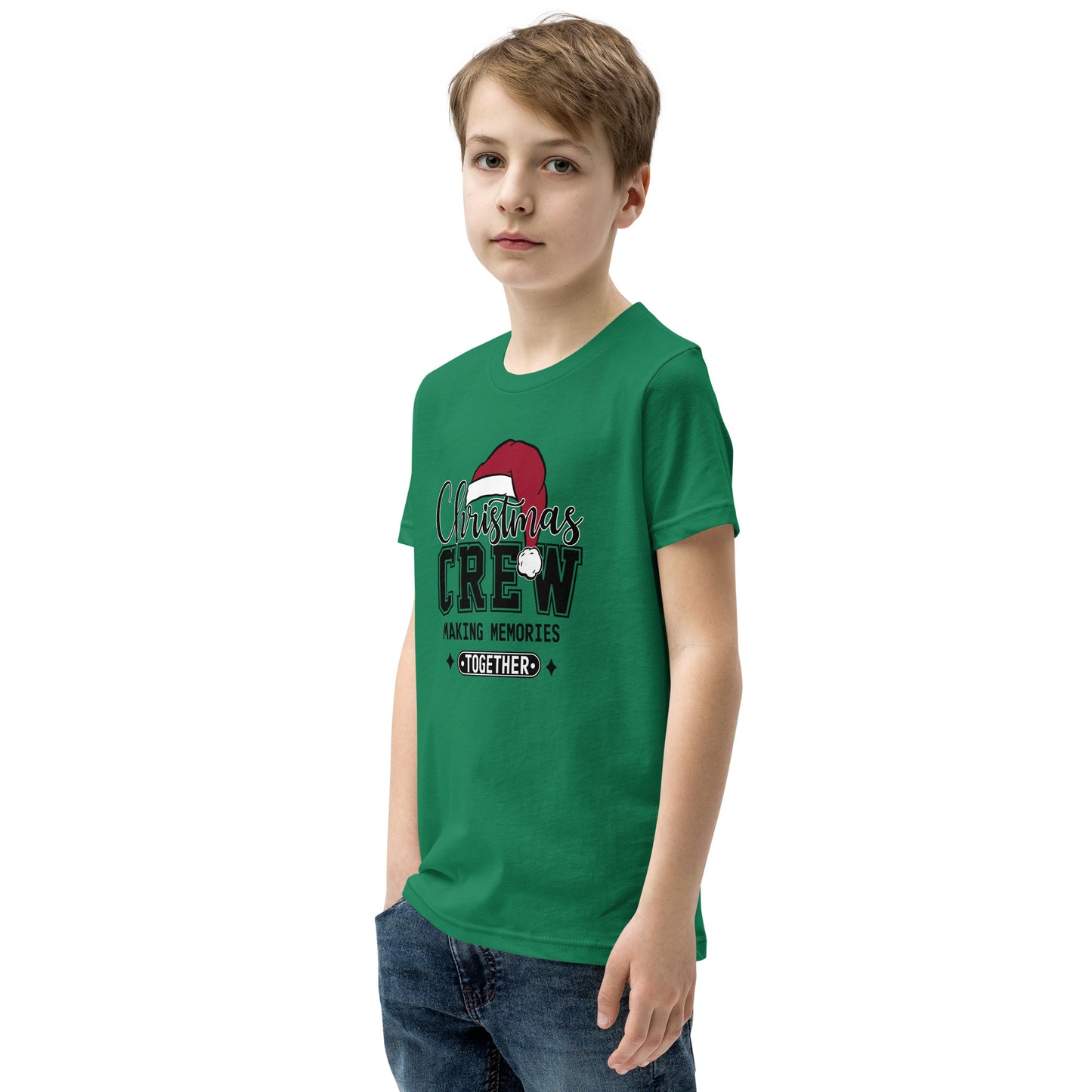 Christmas Crew Making Memories Together Youth Short Sleeve T-Shirt