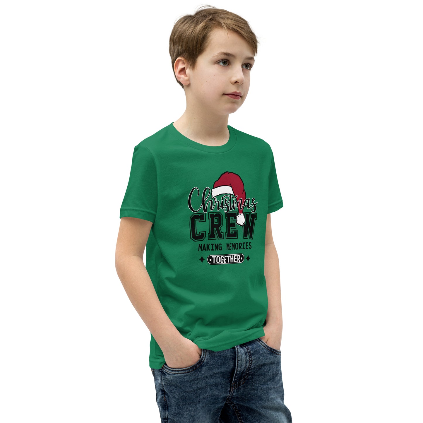Christmas Crew Making Memories Together Youth Short Sleeve T-Shirt