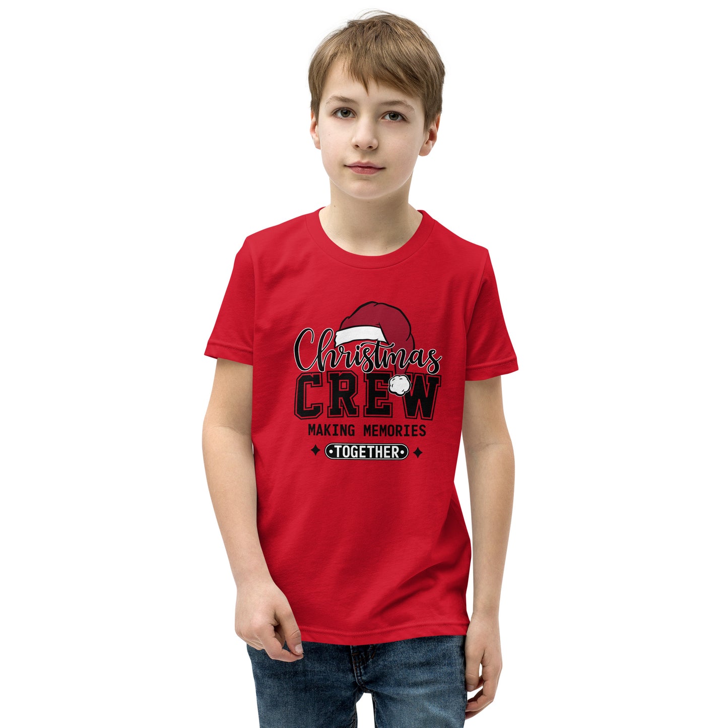 Christmas Crew Making Memories Together Youth Short Sleeve T-Shirt