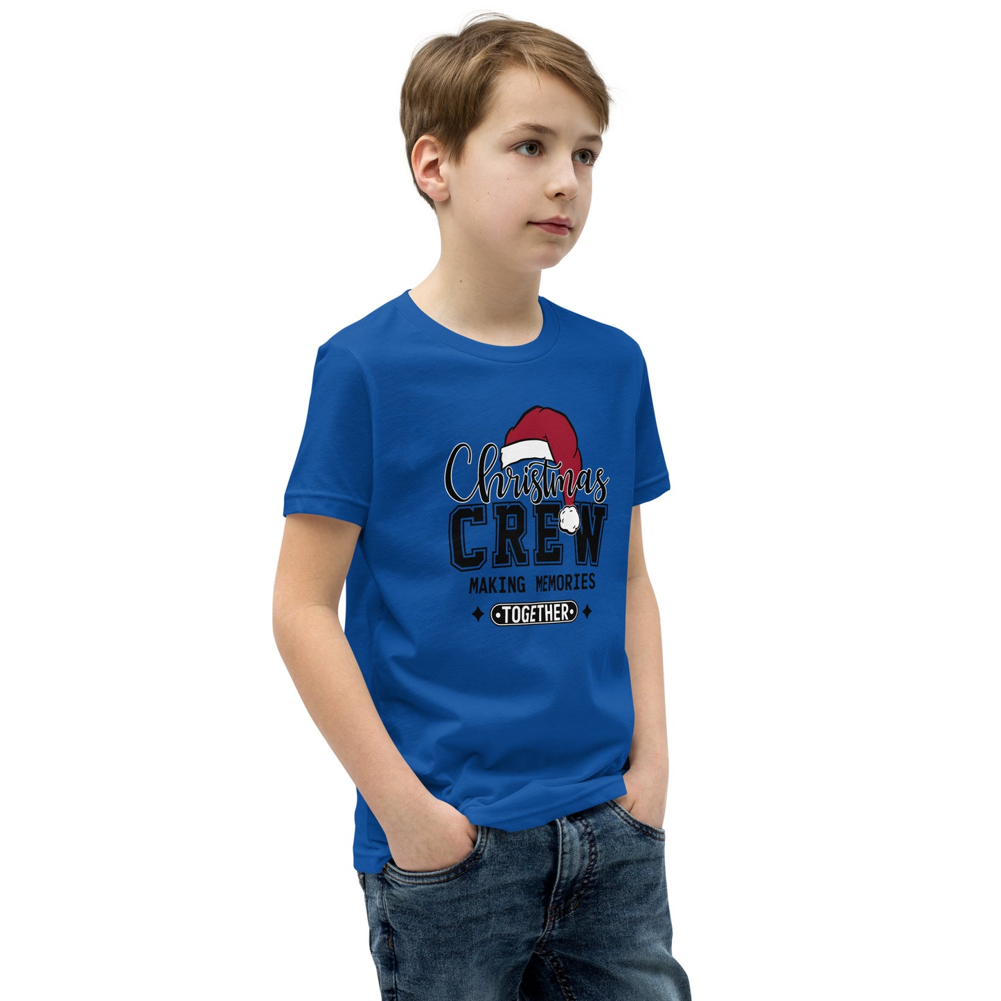 Christmas Crew Making Memories Together Youth Short Sleeve T-Shirt