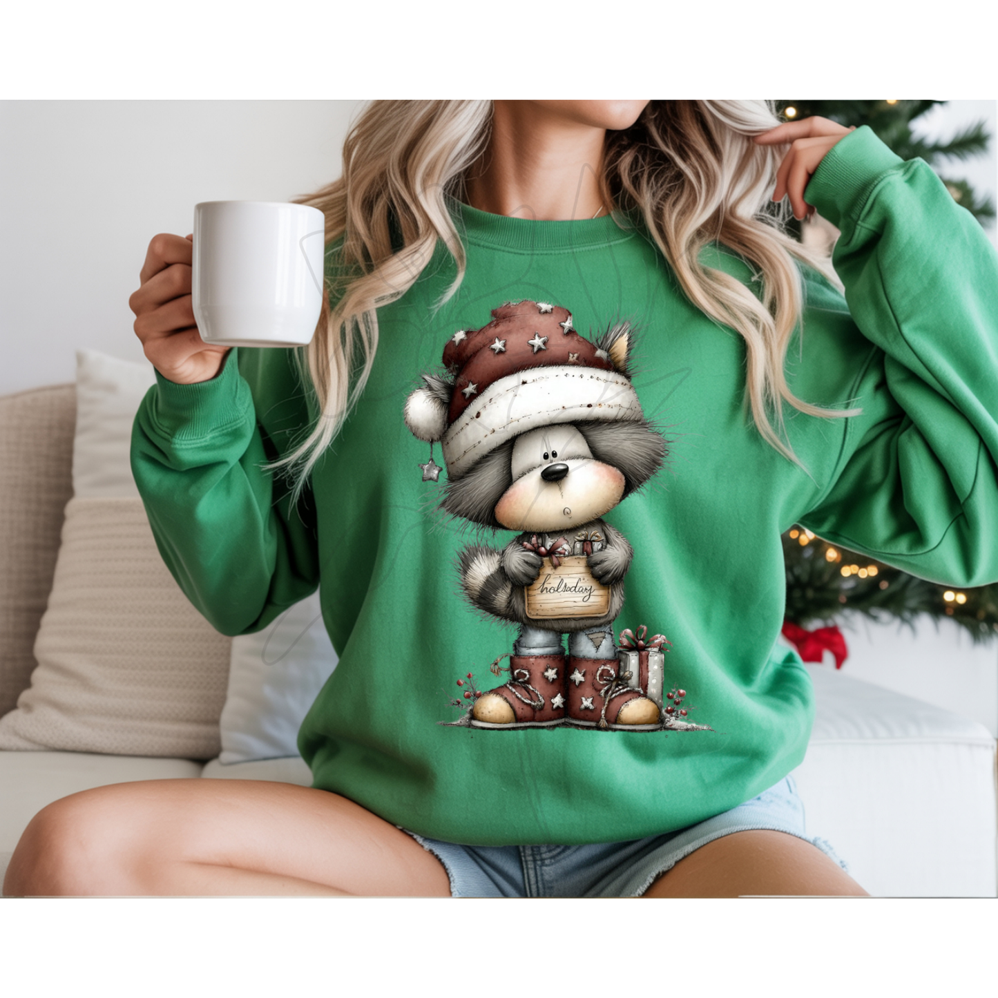 Whimsical Holiday Crew Neck