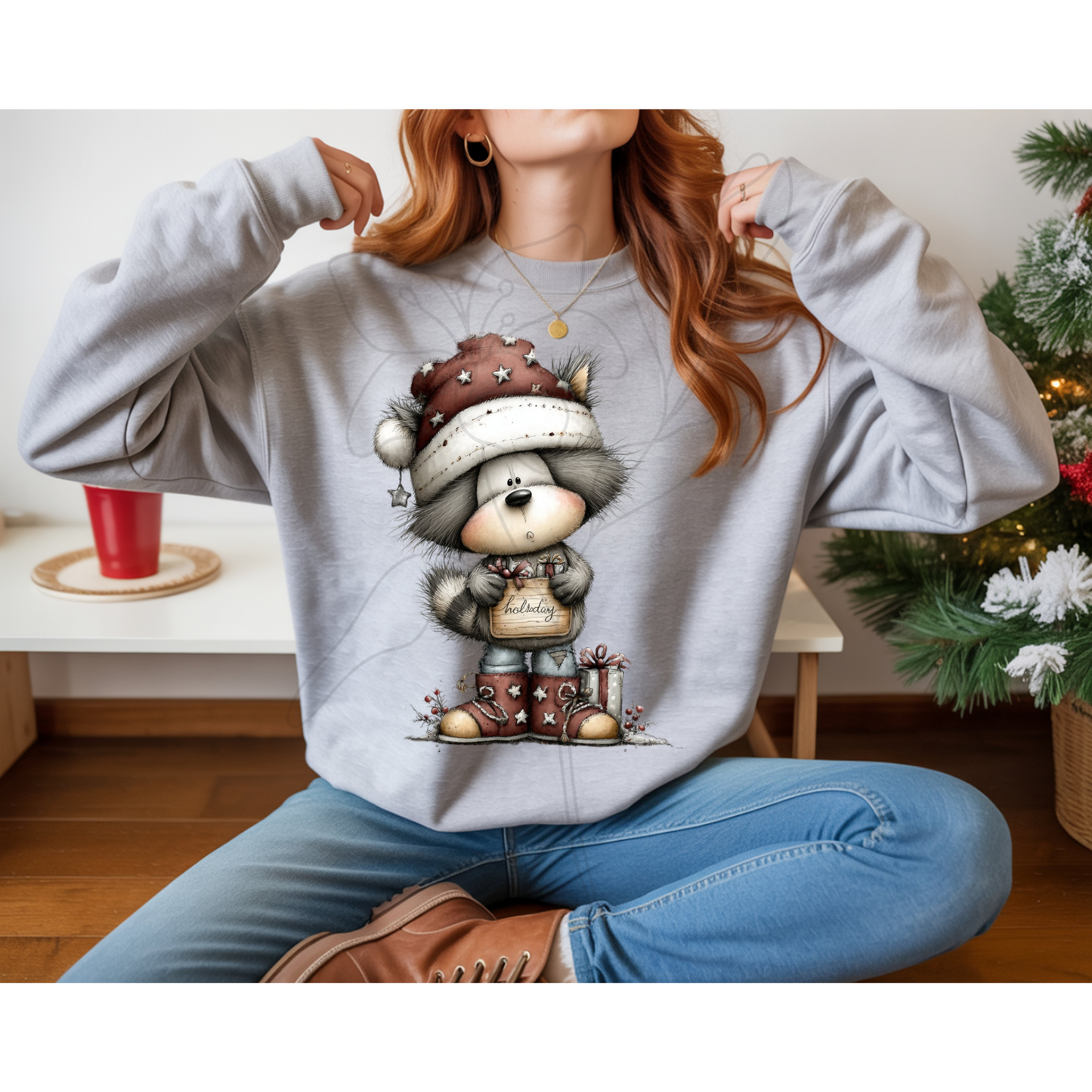 Whimsical Holiday Crew Neck