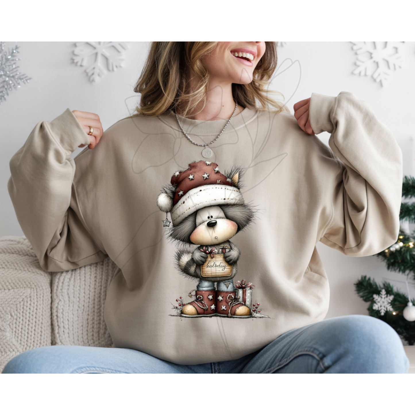 Whimsical Holiday Crew Neck