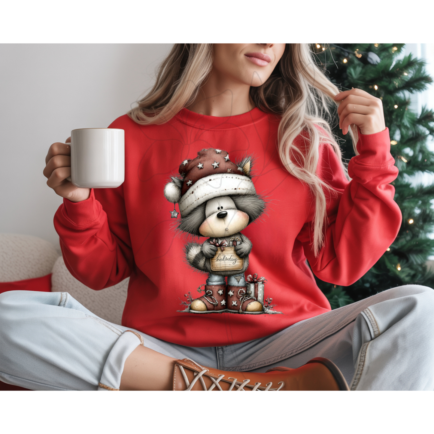 Whimsical Holiday Crew Neck