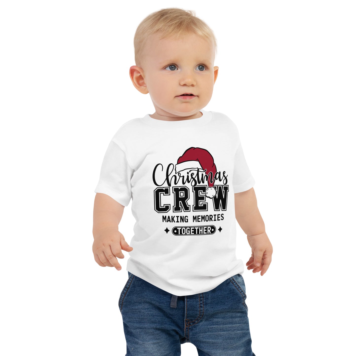 Christmas Crew Making Memories Together Baby Jersey Short Sleeve Tee